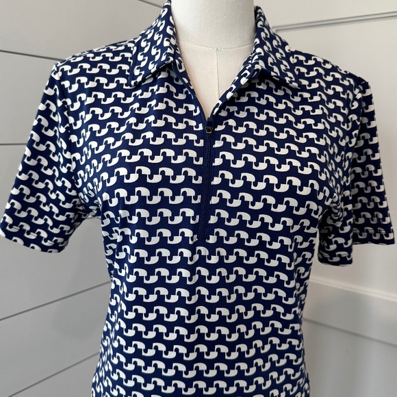 J.McLaughlin $228 Ritchie Geo Stripe Size:L - Picture 3 of 6